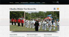 Desktop Screenshot of minterkarate.com