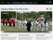 Tablet Screenshot of minterkarate.com